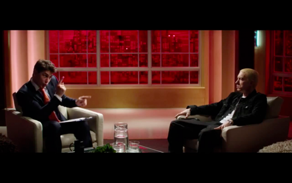 Watch Eminem Tell James Franco He’s Gay In A Scene From ‘The Interview’