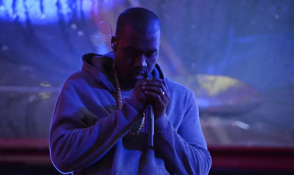 Kanye West Performs Five Songs For World AIDS Day In Times Square
