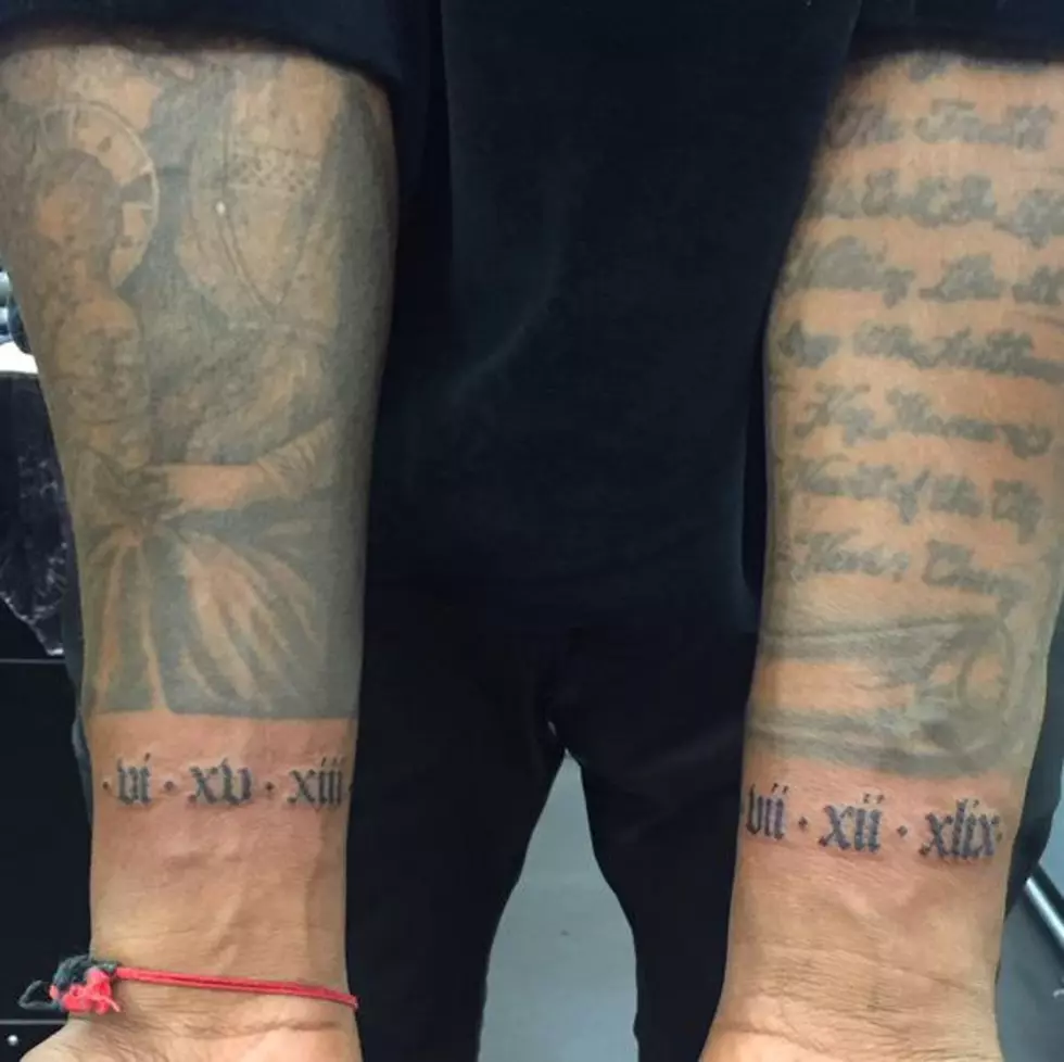 Kanye West Tattoos His Daughter and His Mother&#8217;s Birthdates on Him