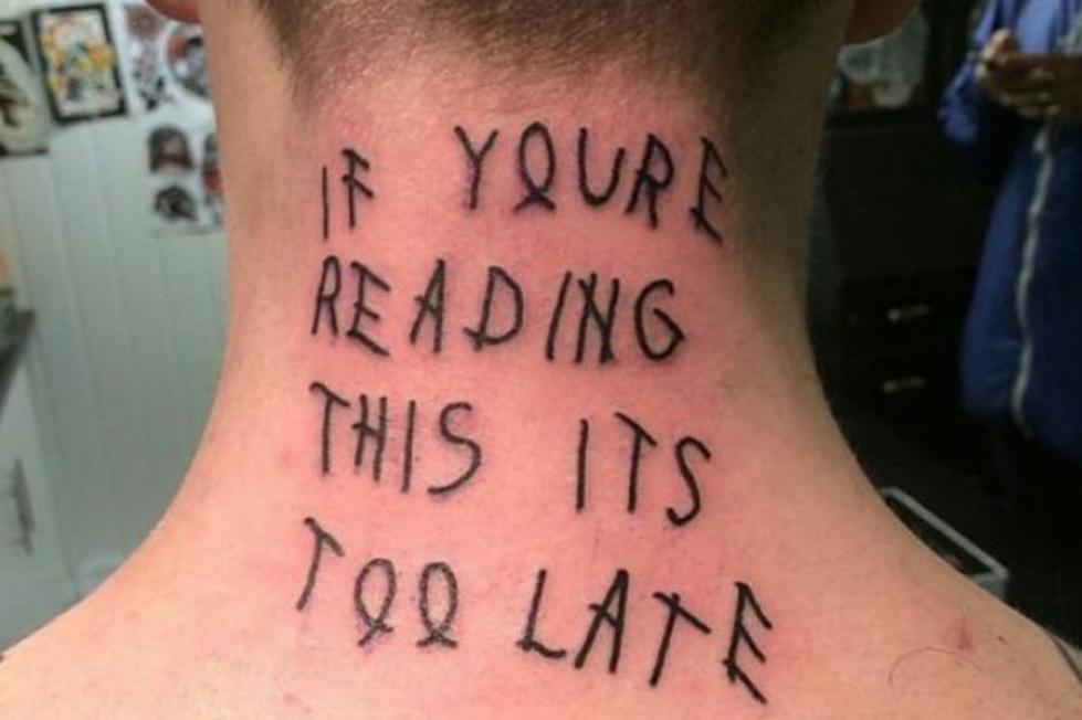 Fan Gets Neck Tattoo of Drake&#8217;s New Mixtape Cover