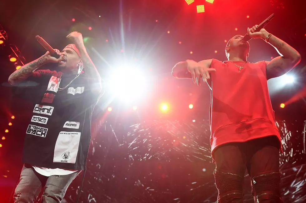 Chris Brown and Trey Songz Pack Out NJ Arena During Blizzard