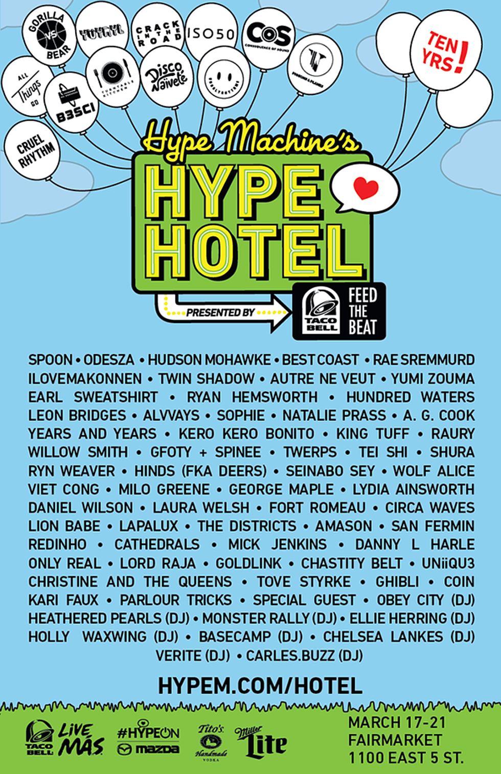 iLoveMakonnen, Rae Sremmurd, Earl Sweatshirt and More Will Perform at Hype Hotel in SXSW
