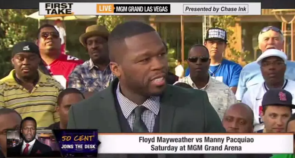 50 Cent Picks Floyd Mayweather on ESPN’s ‘First Take’