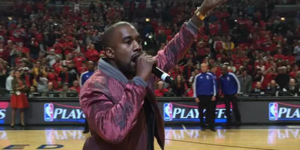 Kanye West Performs &#8220;All Day&#8221; at Chicago Bulls Versus Cleveland Cavaliers Game