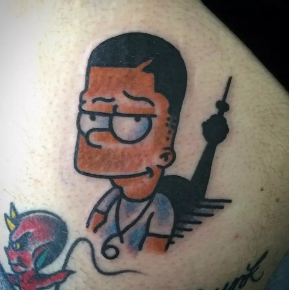 Toronto Artist Designs Drake-as-Bart Simpson Tattoo