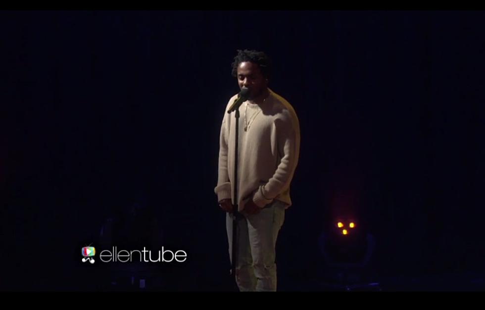 Watch Kendrick Lamar Perform “These Walls” on ‘The Ellen Degeneres Show’
