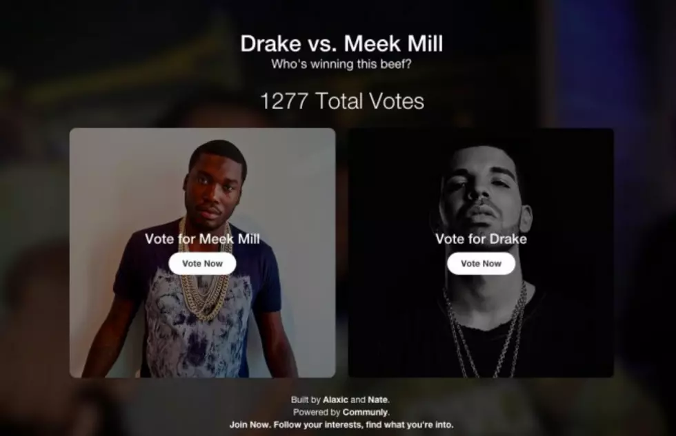 Vote For Who&#8217;s Winning Between Drake and Meek Mill At a New Website