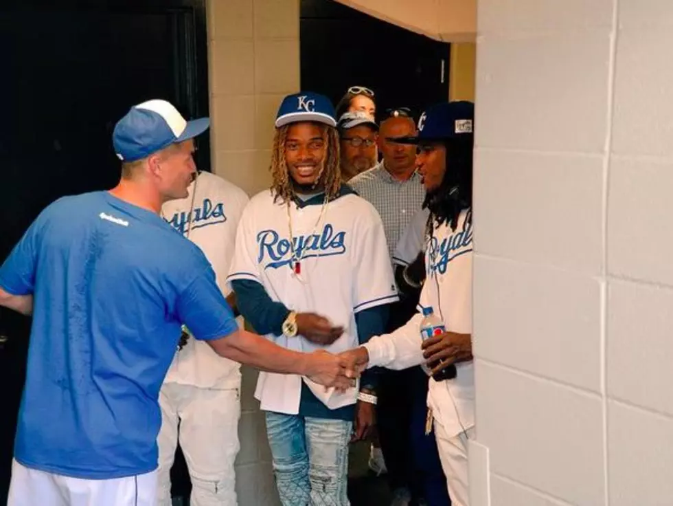 Fetty Wap Hangs Out With the Kansas City Royals