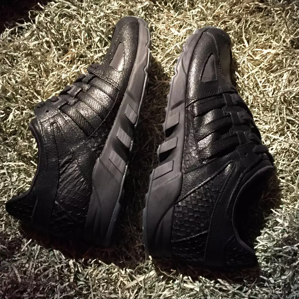 First Look at the Pusha T x adidas EQT Guidance 93 "Black Market"