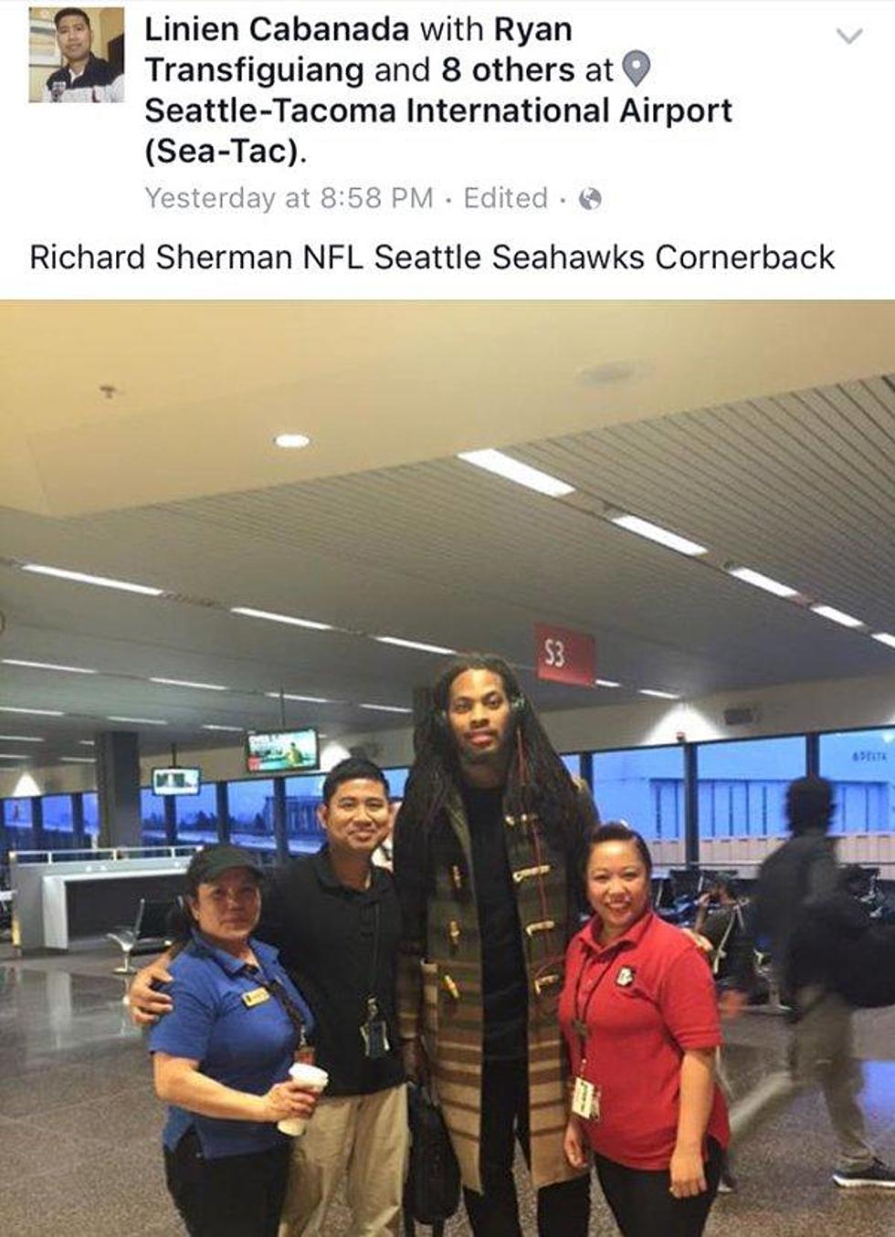 Waka Flocka Mistaken for Richard Sherman at Seattle Airport