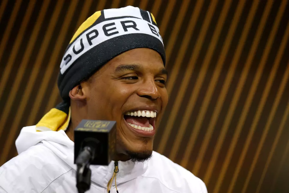Watch Cam Newton Freestyle at Super Bowl 50 Media Day