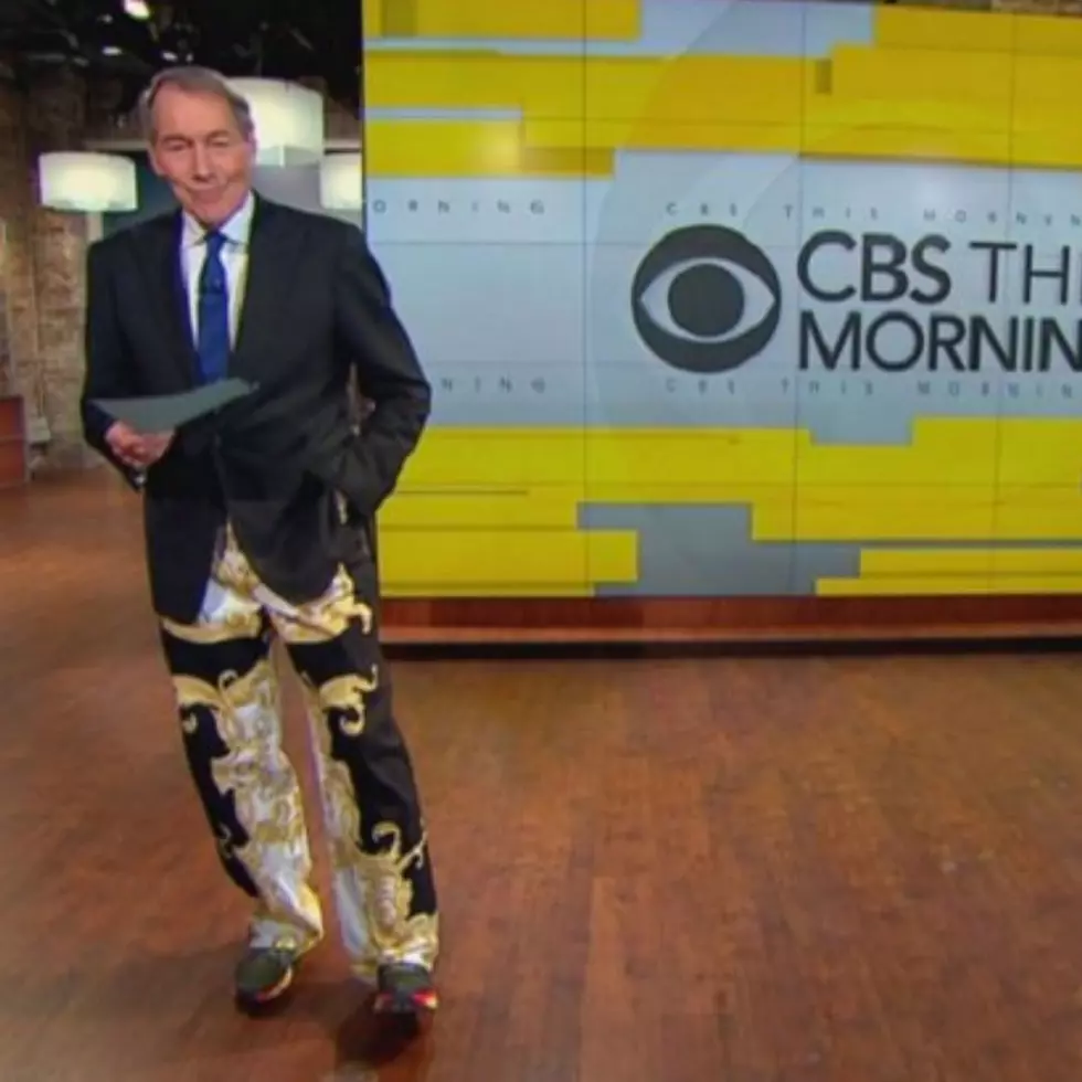 Charlie Rose Channels His Inner-Cam Newton With Gold Versace Pants