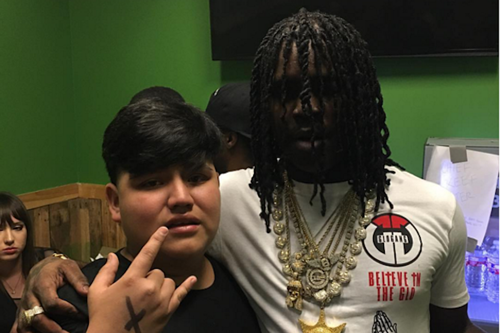 Chief Keef Comforts Crying Fan Backstage at Concert