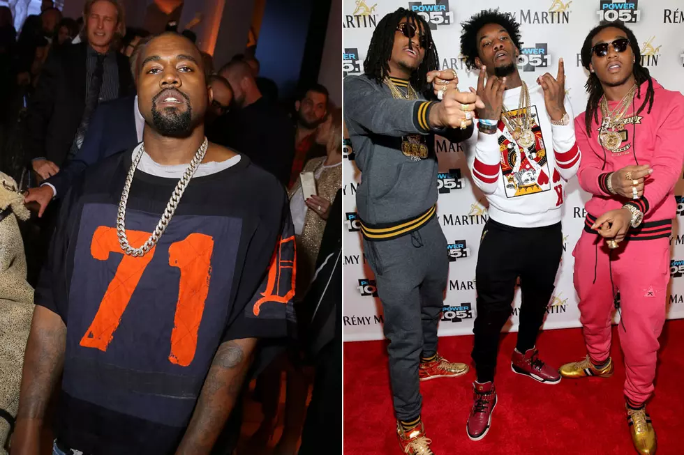 Migos and Kanye West Have Multiple Songs Recorded