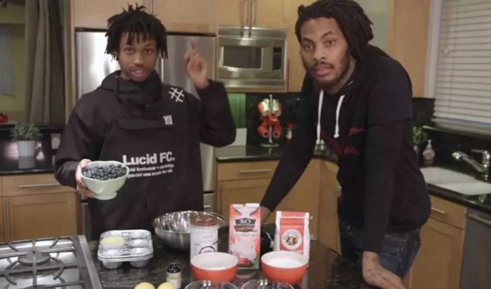Waka Flocka and Raury Make Vegan Blueberry Muffins in VICE's 'Munchies'