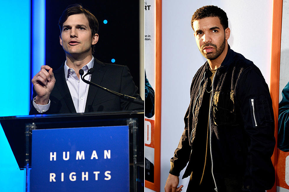 Ashton Kutcher Once Scared Drake Into the Fetal Position