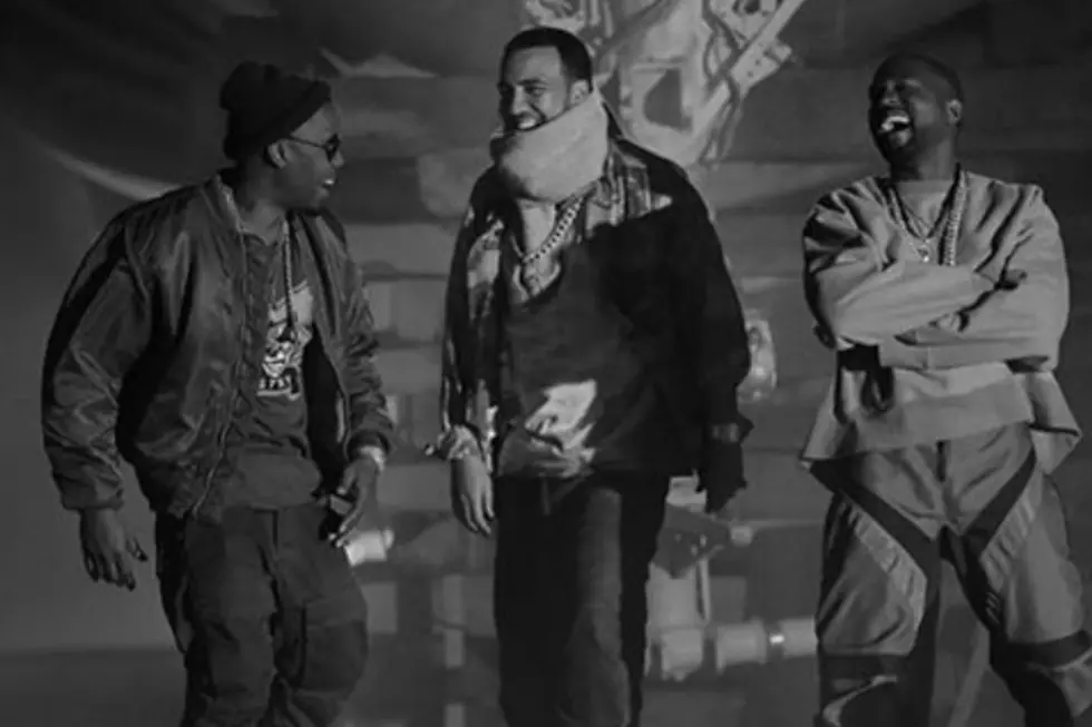 French Montana, Kanye West and Nas Shoot Video for “Figure It Out”