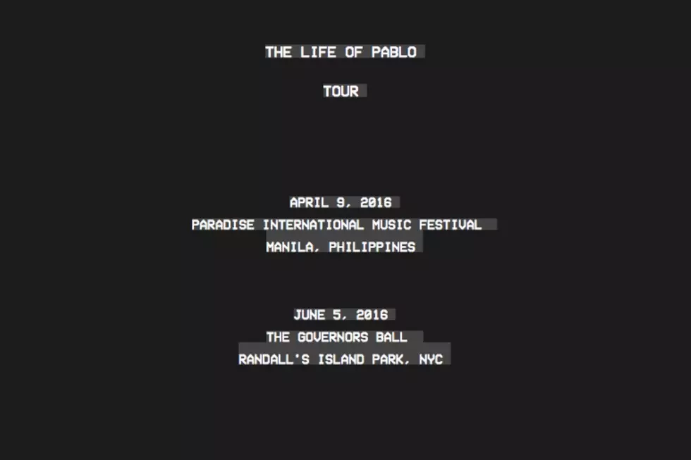 Kanye West Tour Dates Pop Up on His Website