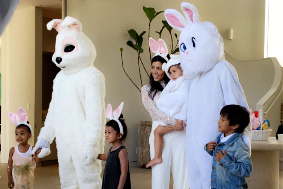 Kanye West and Tyga Dress Up as Easter Bunnies
