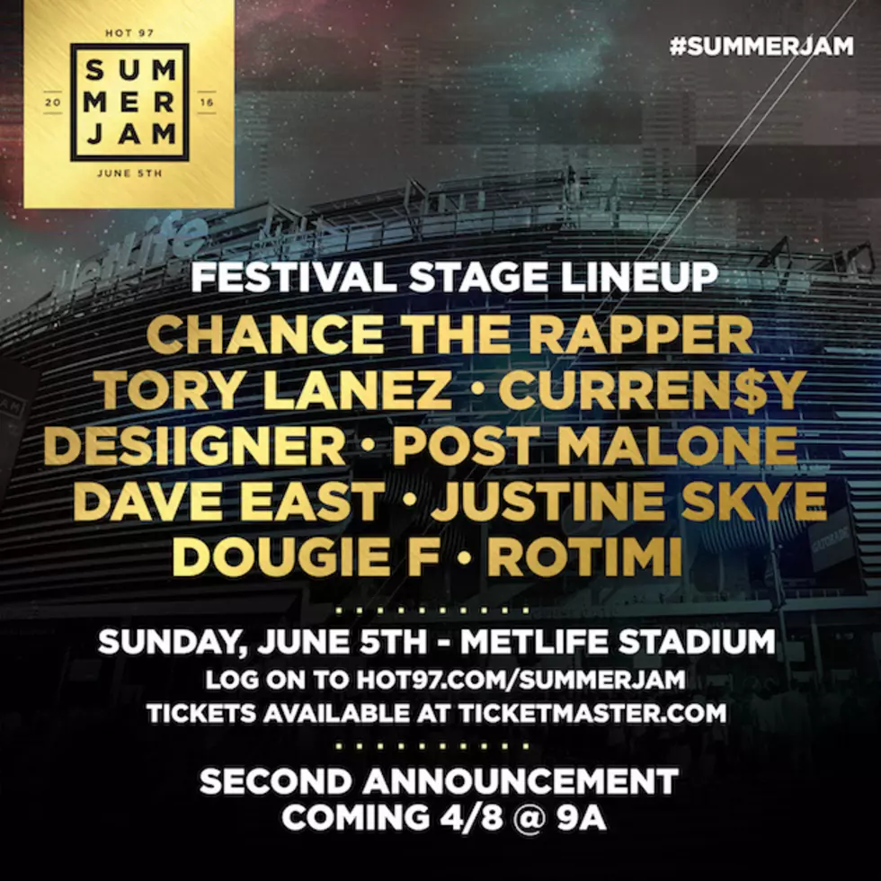 2016 Summer Jam Festival Stage Lineup Features Chance The Rapper, Tory Lanez, Desiigner &#038; More