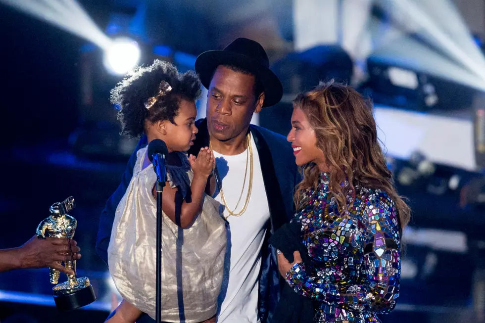 Jay Z and Blue Ivy Dance Backstage at Beyonce Show