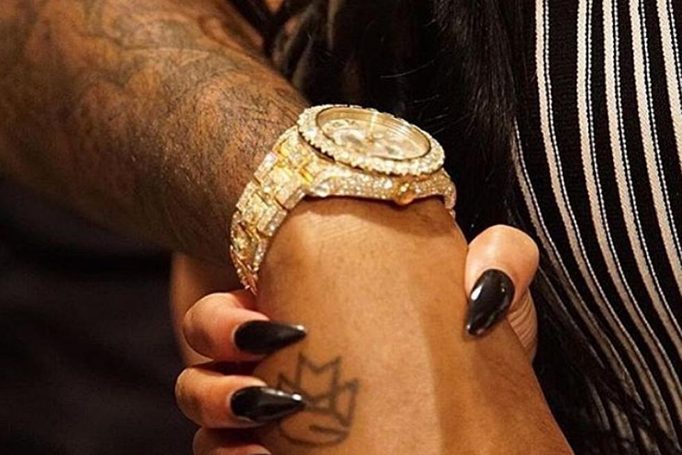 Nicki Minaj Buys Meek Mill Iced-Out Watch for His Birthday