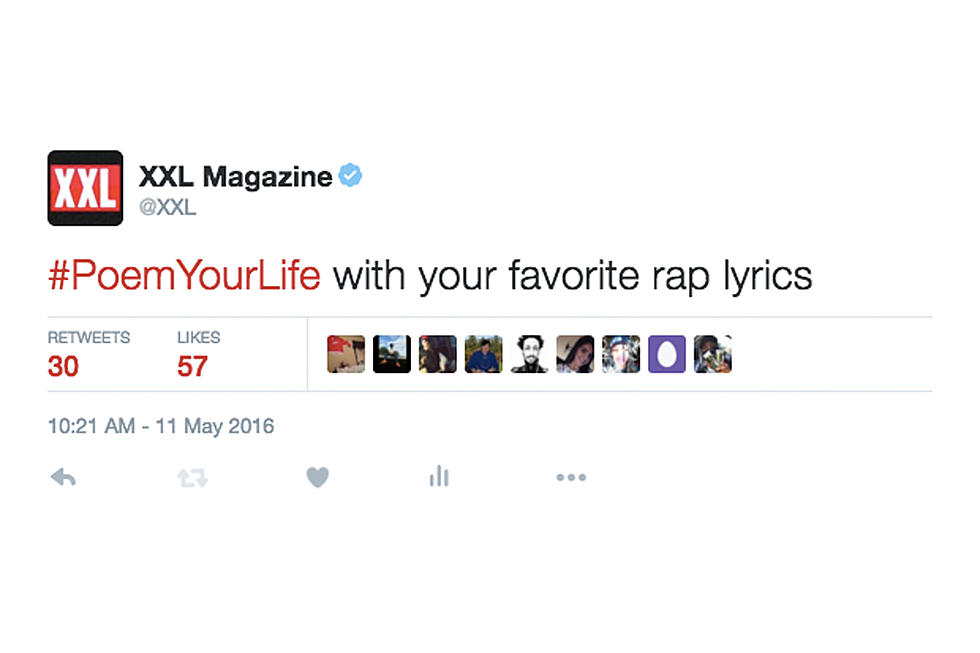Fans Use #PoemYourLife Hashtag to Share Their Favorite Rap Lyrics on Twitter