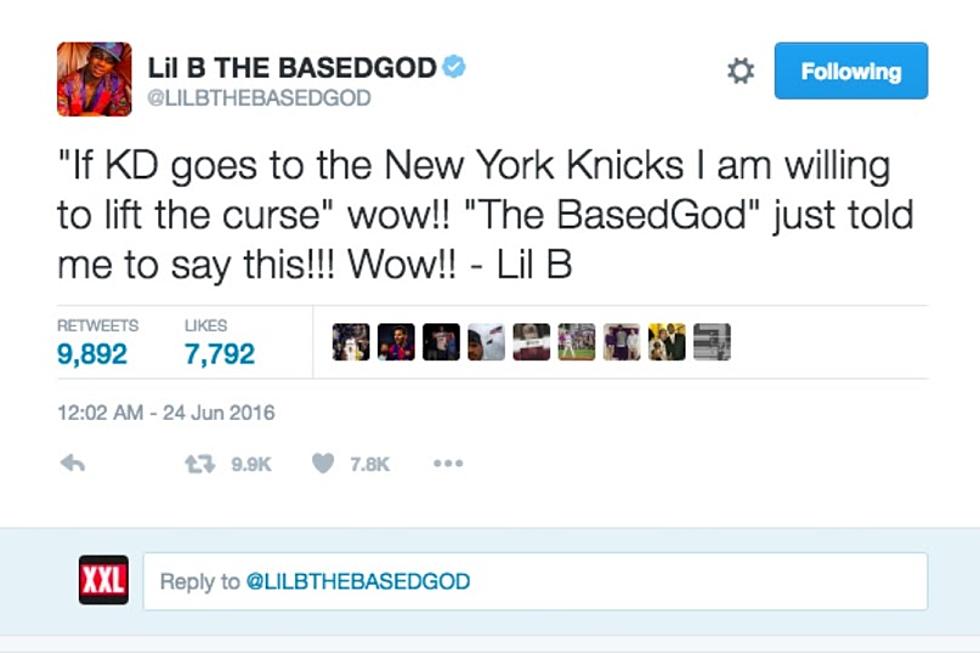 Lil B Will Lift Based God’s Curse on Kevin Durant on One Condition