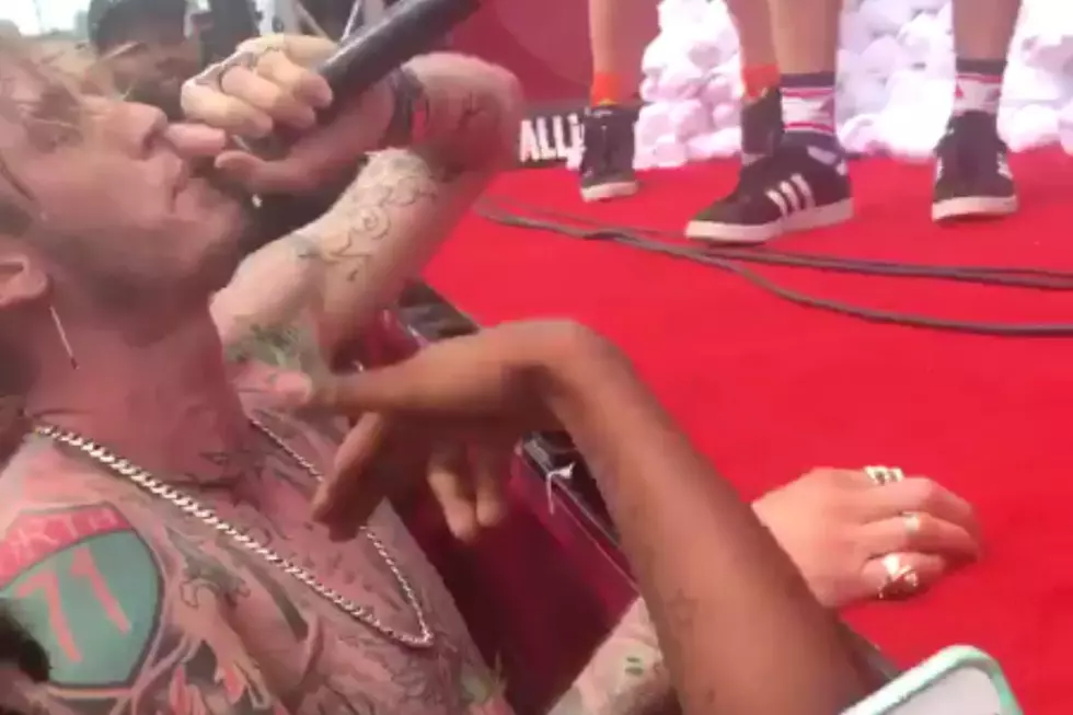 Machine Gun Kelly Performs at Cleveland Cavaliers Parade