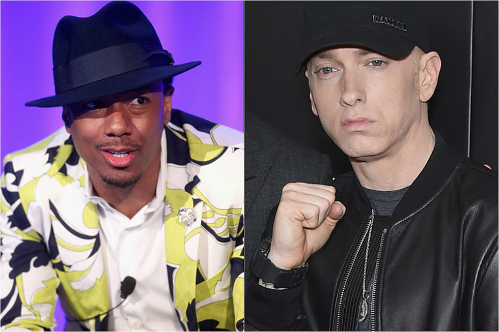 Nick Cannon Challenges Eminem to $100,000 Battle