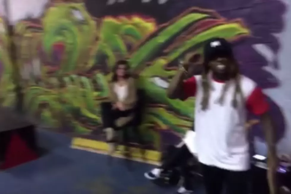 Lil Wayne Skateboards in Michigan, Plays Unreleased Music