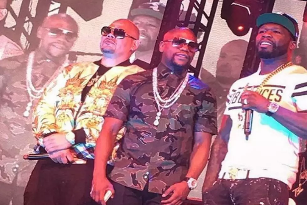 50 Cent, Fat Joe and Floyd Mayweather Party Together in Las Vegas