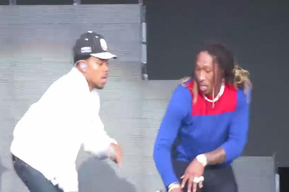 Future Brings Out Chance The Rapper at Lollapalooza 2016