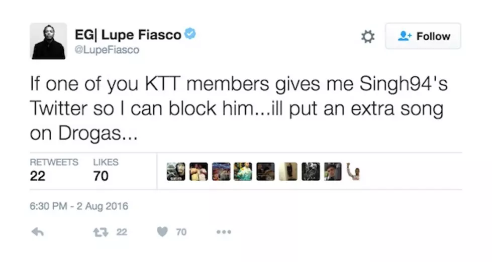 Lupe Fiasco Pulls a Prank on Kanye Fan Website