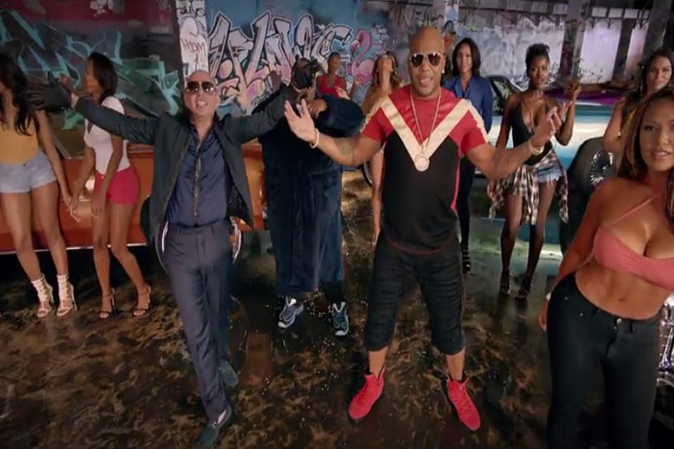 Pitbull and Flo Rida Drag Race in “Greenlight” Video Featuring LunchMoney Lewis