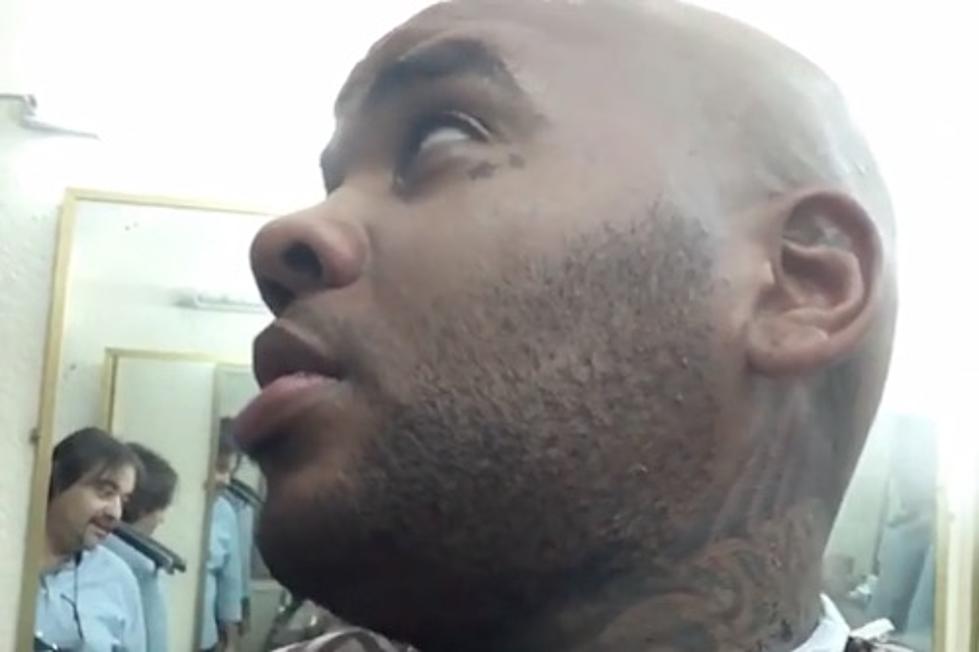 Kevin Gates Shaves His Head