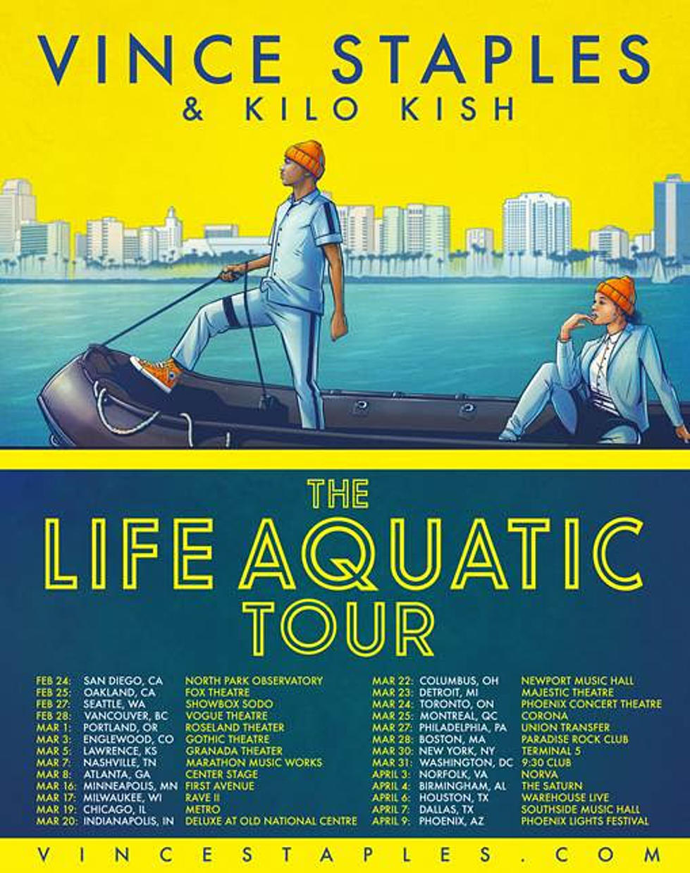 Vince Staples Is Heading Out on the Life Aquatic Tour
