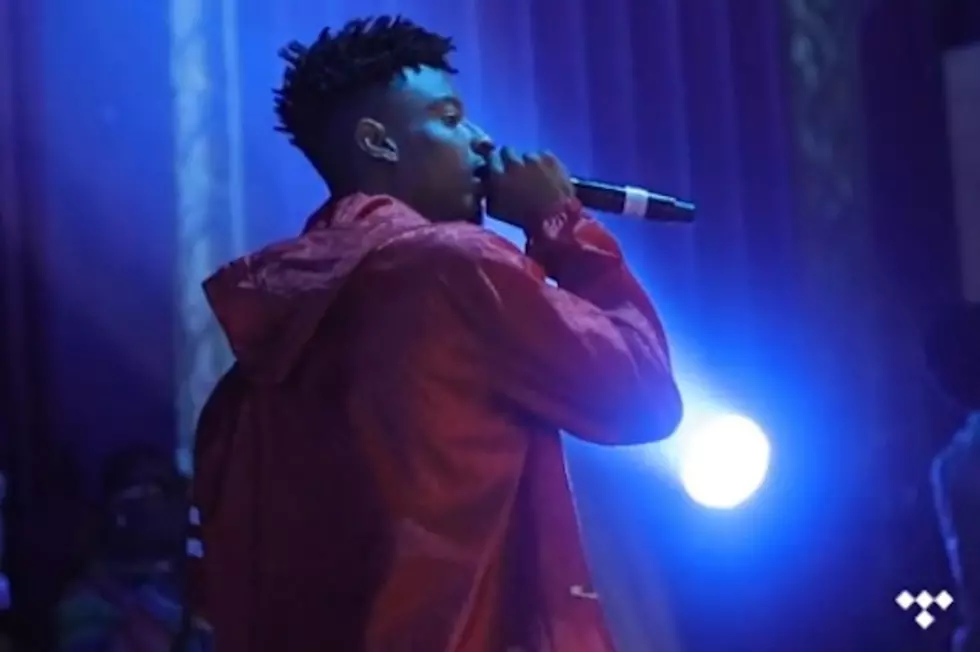 Watch 21 Savage Perform His Verse From Drake's "Sneakin'"