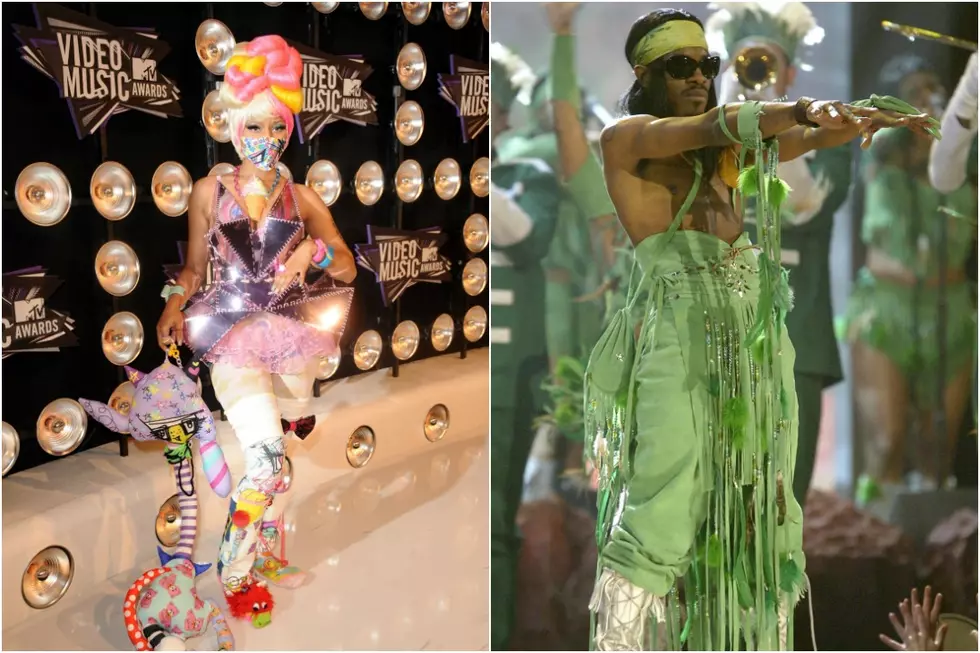 10 Rappers Wearing Surprising Outfits at Awards Shows Over the Years
