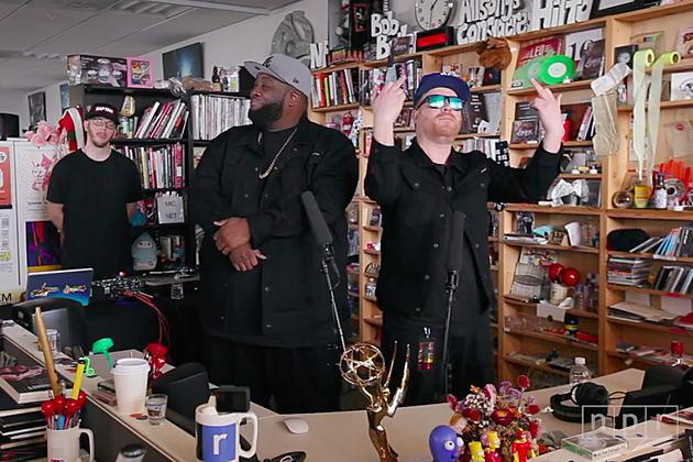 Run The Jewels Catch Wreck for Their NPR Tiny Desk Concert