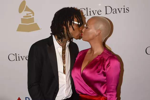 Wiz Khalifa and Amber Rose Prove They Are on Better Terms With Red Carpet Kiss