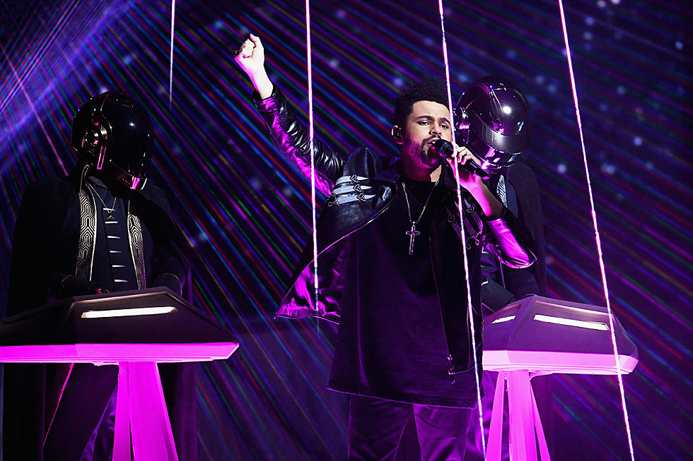 The Weeknd Performs “I Feel It Coming” With Daft Punk at 2017 Grammy Awards