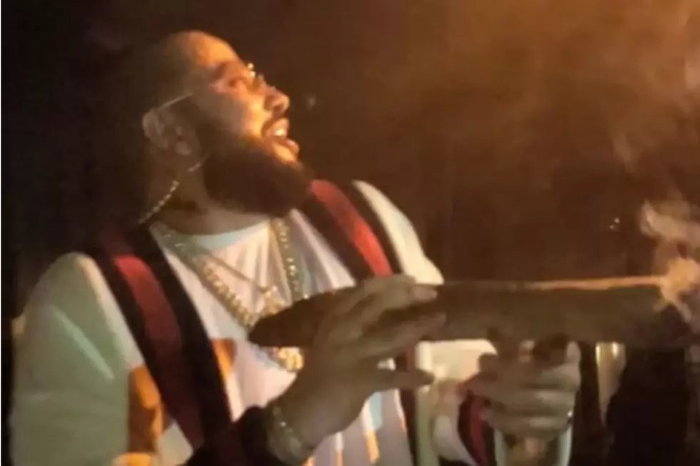 Belly Celebrates His 33rd Birthday by Smoking a Gigantic Blunt 