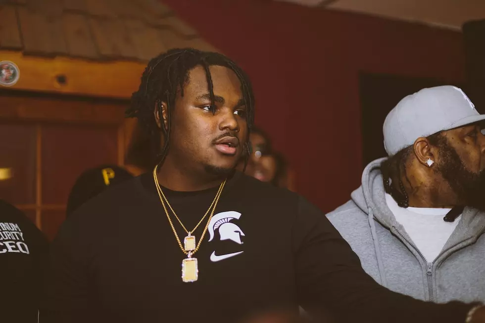 Tee Grizzley Cops Icy New Bear Chain to Celebrate His 2017 BET Hip Hop Awards Nominations 