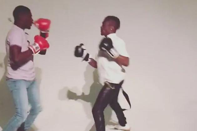 Lil Uzi Vert Shows Off His Boxing Skills