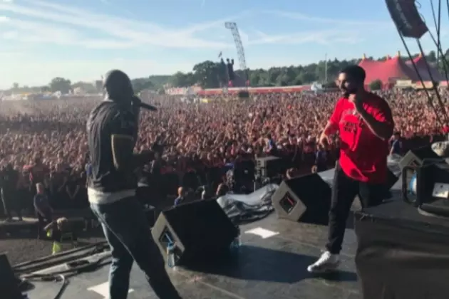 Giggs Brings Out Drake to Perform “KMT” at 2017 Reading Festival