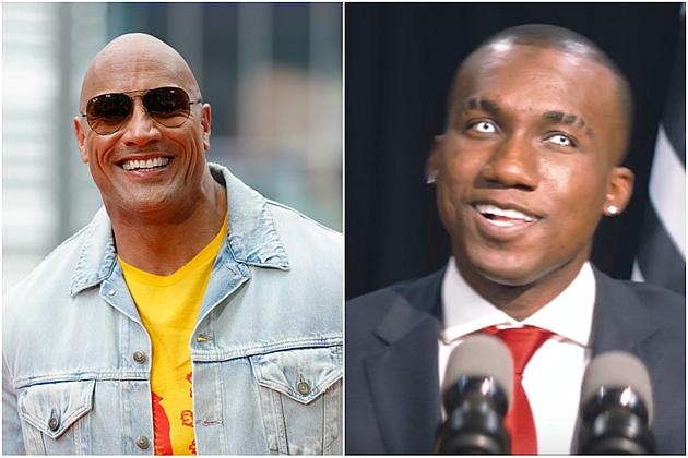 The Rock Listens to a Hopsin Song in New Video He Posted From the Gym
