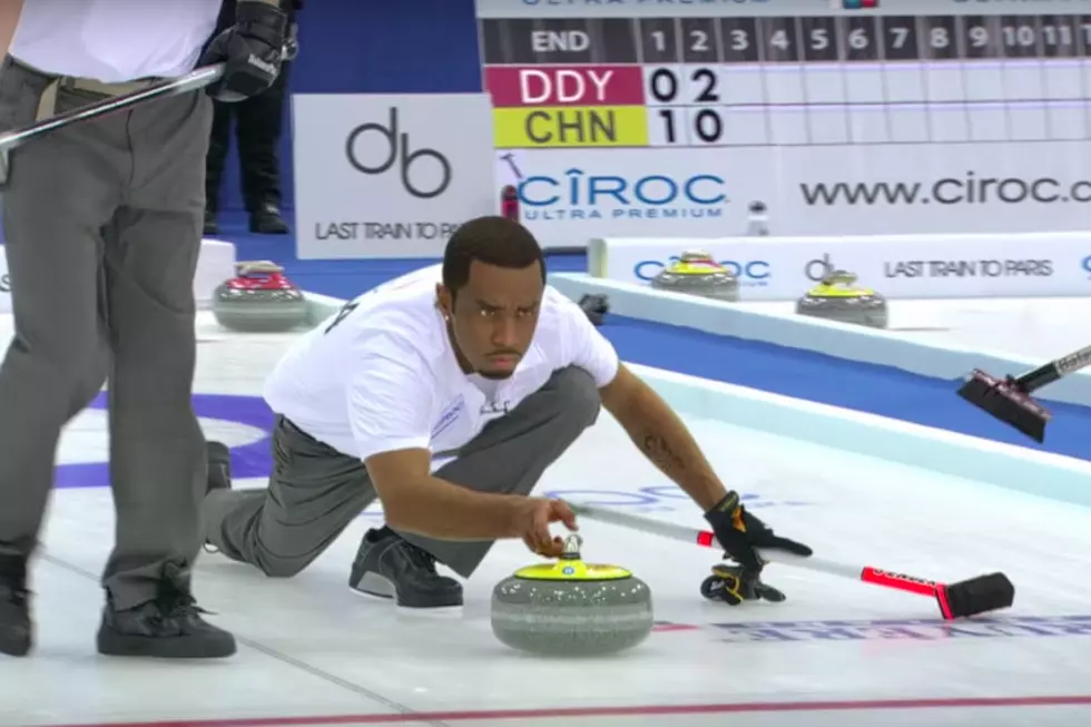 Watch Diddy Try His Hand at Curling