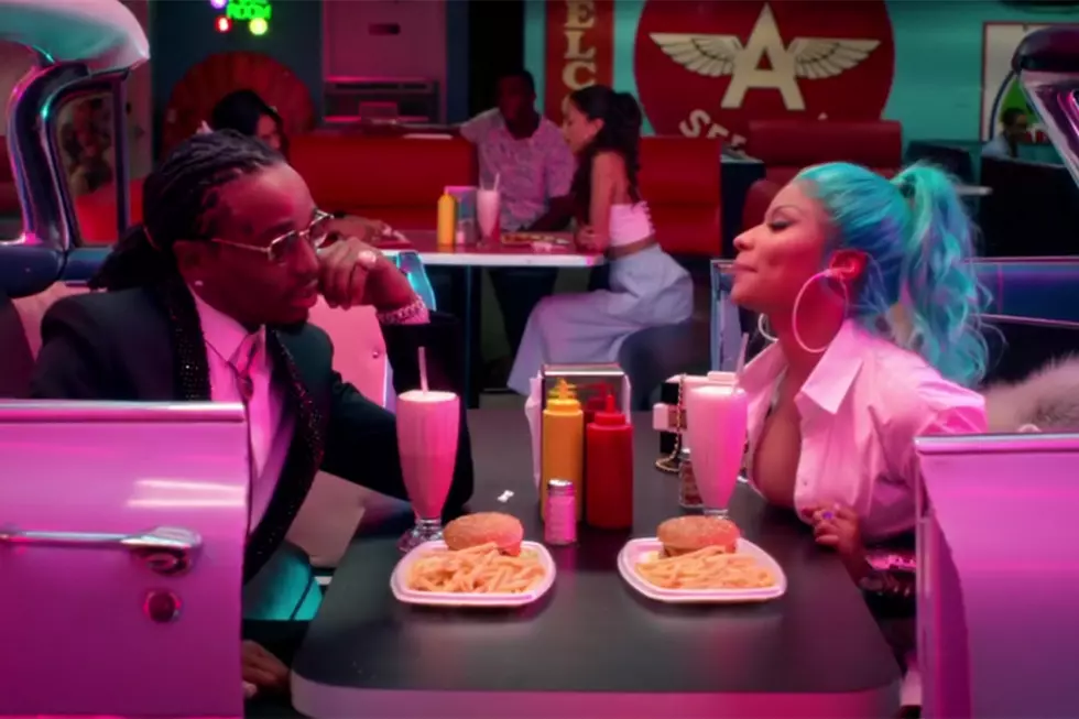 Quavo and Nicki Minaj Hit the Diner in “She for Keeps” Video