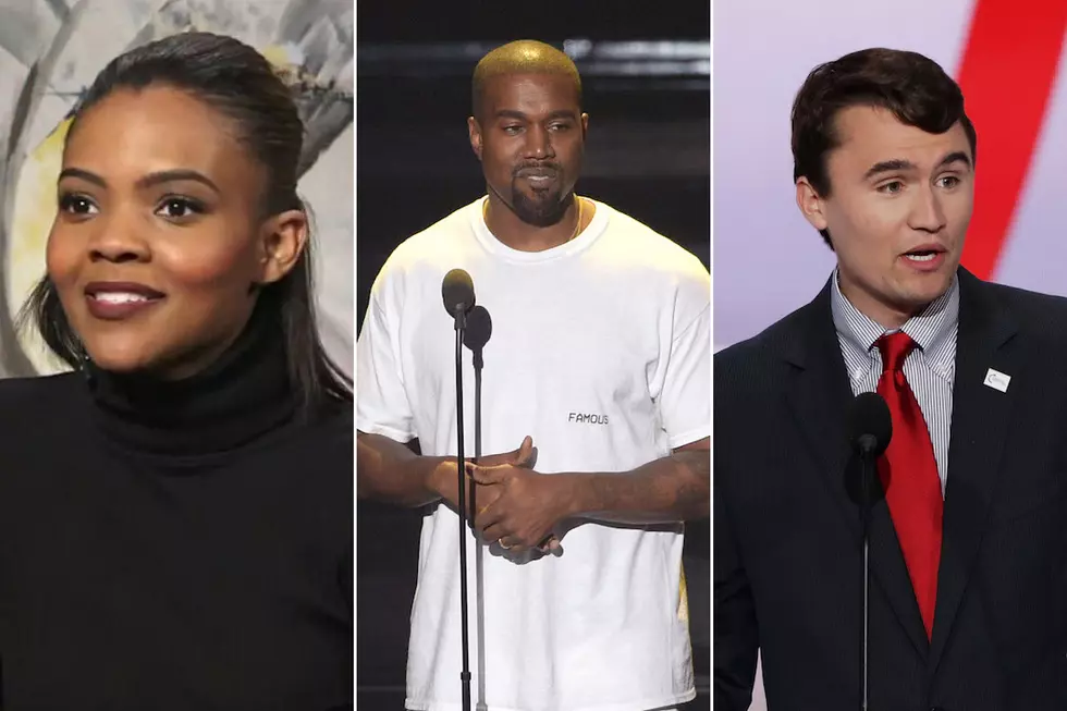 Kanye West Meets With Right-Wing Commentators Candace Owens and Charlie Kirk
